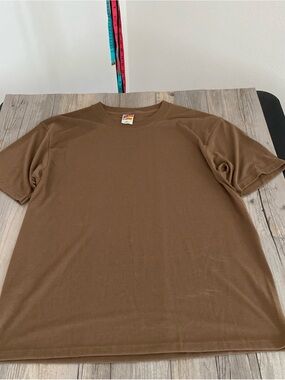 SOFFE Mens Dri Release Active T shirt Made USA Fresh Guard Odor Control L (READ)